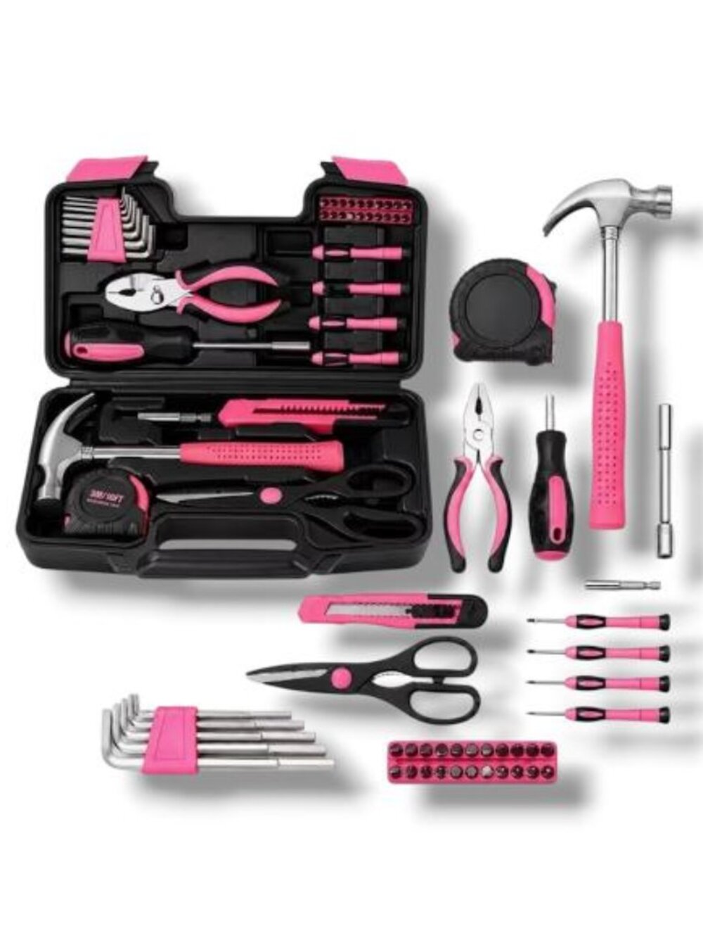 NWT - Apollo Tools General Tool Kit 39 pc PINK/BLACK